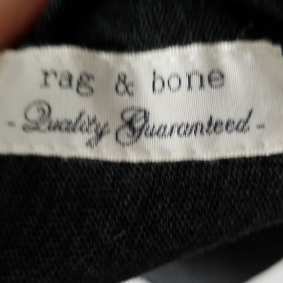 Rag & Bone Charcoal Polo Large - Picture 5 of 6